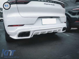 Body Kit Punte Quad per Porsche Cayenne 9Y0 18+ Conversione in Turbo & Aero Look-image-6080307