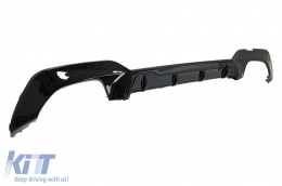 Body Kit Rejilla Difusor Spoiler Escape para BMW 3 G20 G21 M Look Negro brillante-image-6085175