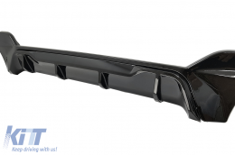 Body Kit Rejilla Difusor Spoiler Escape para BMW 3 G20 G21 M Look Negro brillante-image-6085179