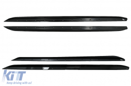 Body Kit Rejilla Difusor Spoiler Escape para BMW 3 G20 G21 M Look Negro brillante-image-6085187