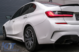 Body Kit Rejilla Difusor Spoiler Escape para BMW 3 G20 G21 M Look Negro brillante-image-6092835