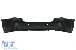 Body Kit Splitter anteriore Diffusore Doppio per BMW 3 F30 11-19 M-Performance Look-image-6077435