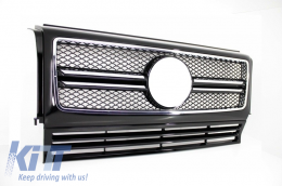 Body Kit Stoßstange für Mercedes G W463 89–18 G63 G65 Design Grille BullBar Spoiler-image-5997904