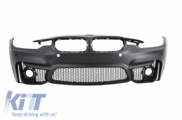 Body Kit suitable for BMW 3 Series F30 (2011-2019) EVO II M3 CS Design with Carbon Fiber Exhaust Muffler Tips-image-6059676