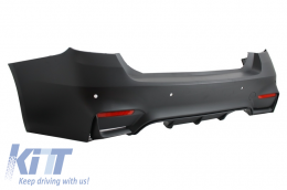 Body Kit suitable for BMW 3 Series F30 (2011-2019) EVO II M3 CS Design with Carbon Fiber Exhaust Muffler Tips-image-6059680