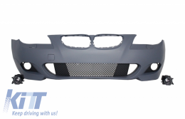 Body Kit suitable for BMW 5 Series E60 (2003-2010) M-Technik Design Fog Lights Side Skirts and without PDC-image-56343