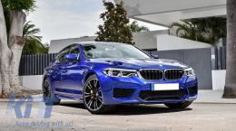 Body Kit suitable for BMW 5 Series G30 (2017-2019) M5 Design with Exhaust Muffler Tips-image-6107178