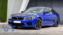 Body Kit suitable for BMW 5 Series G30 (2017-2019) M5 Design with Exhaust Muffler Tips-image-6107180