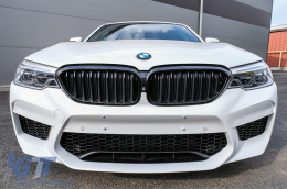 Body Kit suitable for BMW 5 Series G30 (2017-2019) M5 Design with Exhaust Muffler Tips-image-6107182