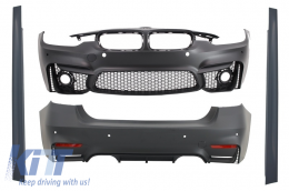 Body Kit suitable for BMW F30 (2011-2019) EVO II M3 CS Design with Dual Twin Exhaust Muffler Tips Carbon-image-6044420