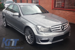 Body Kit suitable for Mercedes C-Class W204 (2007-2015) Facelift C63 Design-image-6010302