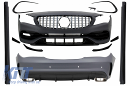 Body Kit suitable for Mercedes CLA W117 C117 (2013-2018) Facelift CLA45 Design Front Grille - COCBMBW117AMGCN