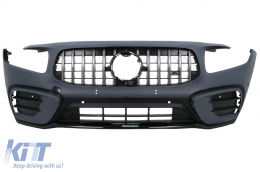 Body Kit suitable for Mercedes GLB X247 (2019-2023) GLB35 Design Twin Round Exhaust Muffler Tips-image-6111042