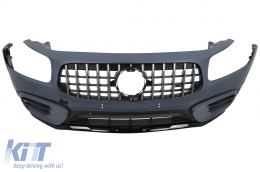 Body Kit suitable for Mercedes GLB X247 (2019-2023) GLB35 Design Twin Round Exhaust Muffler Tips-image-6111044