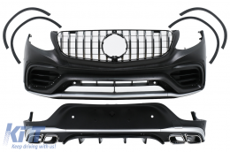 Body Kit suitable for Mercedes GLC Coupe C253 (2015-07.2019) GLC63 Design - CBMBGLCX253A63