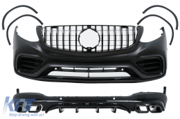 Body Kit suitable for Mercedes GLC SUV X253 (2015-07.2019) GLC63 Design - CBMBGLCX253A63B