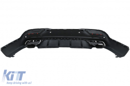 Body Kit suitable for Mercedes GLE Coupe C292 Sport Line (2015-2019) with Black Muffler Tips-image-5996822