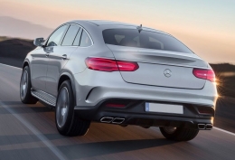 Body Kit suitable for Mercedes GLE Coupe C292 (2015-2019) with Muffler Tips Chrome-image-6016813