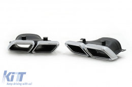 Body Kit suitable for Mercedes GLE Coupe C292 (2015-2019) with Muffler Tips Chrome-image-6087442