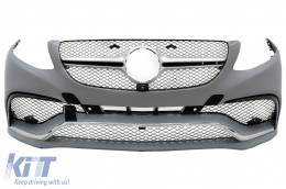 Body Kit suitable for Mercedes GLE Coupe C292 Sport Line (2015-2019) with Chrome Muffler Tips-image-6004425