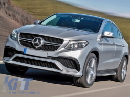 Body Kit suitable for Mercedes GLE Coupe C292 Sport Line (2015-2019) with Chrome Muffler Tips-image-6016808