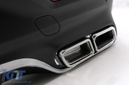 Body Kit suitable for Mercedes GLE Coupe C292 Sport Line (2015-2019) with Chrome Muffler Tips-image-6108000