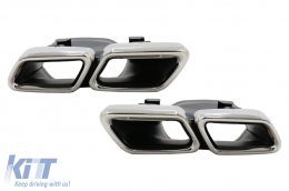 Body Kit suitable for Mercedes S-Class W222 Facelift (2013-06.2017) S63 Look with LED Lights-image-6060071