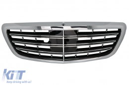 Body Kit suitable for Mercedes S-Class W222 Facelift (2013-06.2017) S63 Design with LED Lights-image-6060088