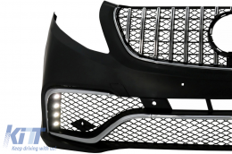 Body Kit suitable for Mercedes V-Class W447 (2014-Up) with Central Grille and Trunk Foot Plate-image-6059226