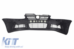 Body Kit suitable for VW Golf 5 (2005-2007) R32 Design Exhaust System Front Bumper Piano Black-image-6031086