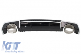 Body Kit with Diffuser and Exhaust Tips suitable for Audi A3 8V Sedan Cabrio (2012-2015) RS3 Design-image-6047805