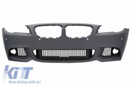 Body Kit with Spoiler Lip and Mirror Covers suitable for BMW 5 Series F10 Non LCI (2011-2014) M Design Carbon-image-6079130