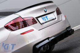 Body Kit with Spoiler Lip and Mirror Covers suitable for BMW 5 Series F10 Non LCI (2011-2014) M Design Carbon-image-6079154