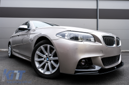 Body Kit with Spoiler Lip and Mirror Covers suitable for BMW 5 Series F10 Non LCI (2011-2014) M Design Carbon-image-6079161