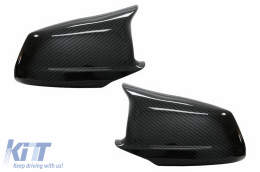 Body Kit with Spoiler Lip and Mirror Covers suitable for BMW 5 Series F10 Non LCI (2011-2014) M Design Carbon-image-6079169