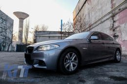 Bodykit & Auspuff Tipp Einlass 5,8 cm Linke Seite für BMW 5 F10 11-14 M-Technik Look-image-6081027