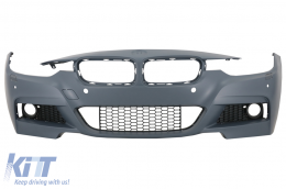 Bodykit Diffusor Links Auslauf für BMW 3er F30 2011-2019 M-Performance Look-image-6077492