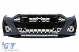 Bodykit für Audi A6 C8 4K Limousine 18-22 Racing Design Stoßstange Gitter Kühlergrill-image-6104764