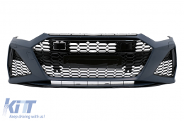 Bodykit für Audi A6 C8 4K Limousine 18-22 Racing Design Stoßstange Gitter Kühlergrill-image-6104941