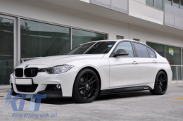 BodyKit für BMW 3er F30 11-19 Stoßstange Diffusor Seitenschweller M Look NBL-image-6018227