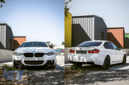 BodyKit für BMW 3er F30 11-19 Stoßstange Diffusor Seitenschweller M Look NBL-image-6070097