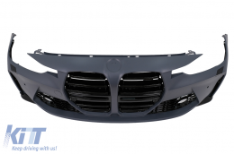 Bodykit für BMW 3er F30 11-19 Upgrade auf G20-Design Stoßstangen Endrohre-image-6104659