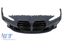 Bodykit für BMW 3er F30 Umbau auf 2021+ G80 M Design Stoßstange Scheinwerfer-image-6104979