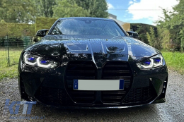 Bodykit für BMW 3er F30 Umbau auf 2021+ G80 M Design Stoßstange Scheinwerfer-image-6106798