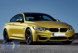 Bodykit für BMW 4er F32 F33 13-19 Stoßfänger Endrohre M-Power Schwarz M4 Look-image-6003256