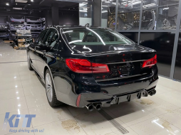 Bodykit für BMW 5er G30 2017-2019 M5 Look Stoßstange Auspuff Tipps Seitenschweller-image-6089784