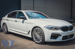 Bodykit für BMW 5er G30 2017-2019 M5 Look Stoßstange Endrohre Seitenschweller-image-6095548