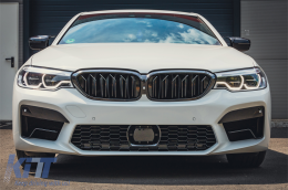 Bodykit für BMW 5er G30 2017-2019 M5 Look Stoßstange Endrohre Seitenschweller-image-6095549