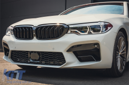 Bodykit für BMW 5er G30 2017-2019 M5 Look Stoßstange Endrohre Seitenschweller-image-6095551