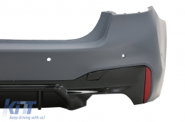 Sport Stoßstangen Kit Bodykit G30 LCI 2020 - Front und Heck inkl.  Seitenschweller mit PDC/ ACC passend für BMW 5er G30 LCI 2020